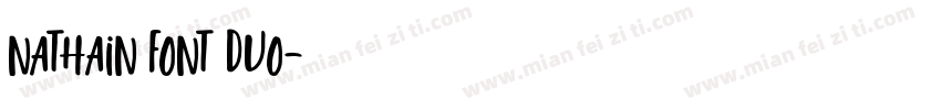 Nathain Font Duo字体转换